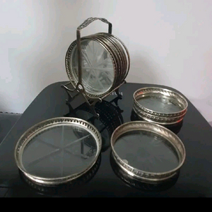 빈티지 스테인리스 뚜껑 세트