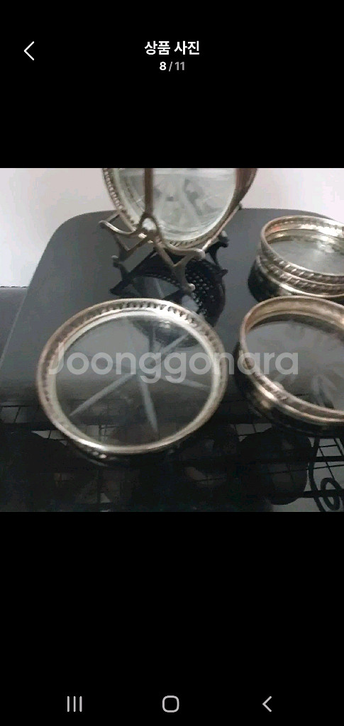 빈티지 스테인리스 뚜껑 세트--7