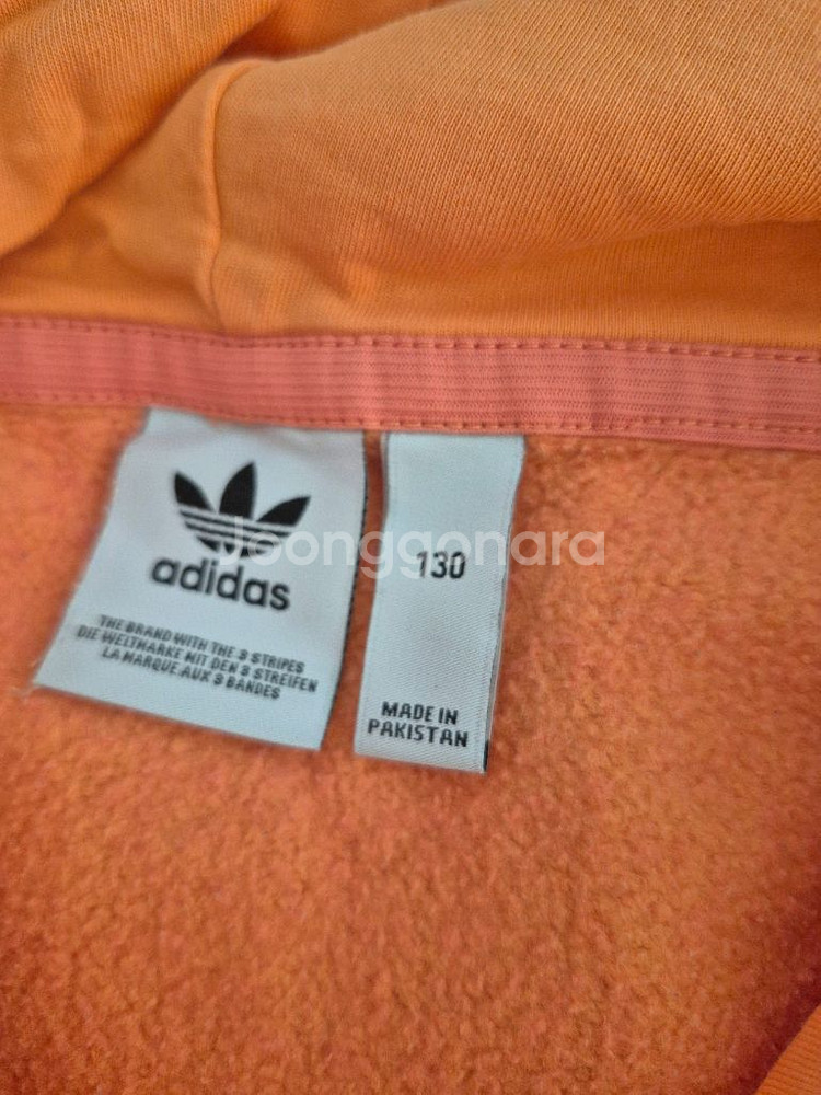 아디다스키즈 후드130사이즈 키즈가울겨울옷--4