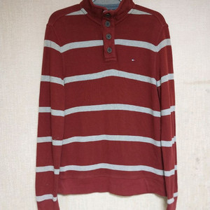 타미힐피거/100) 반집업 니트