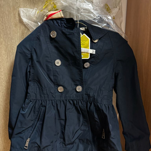 버버리 키즈 여아 유아 트렌치 코트(100)