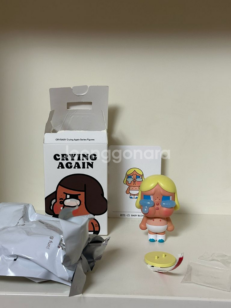 새상품) 팝마트 크라이베이비 크라잉 어게인 금발머리--1