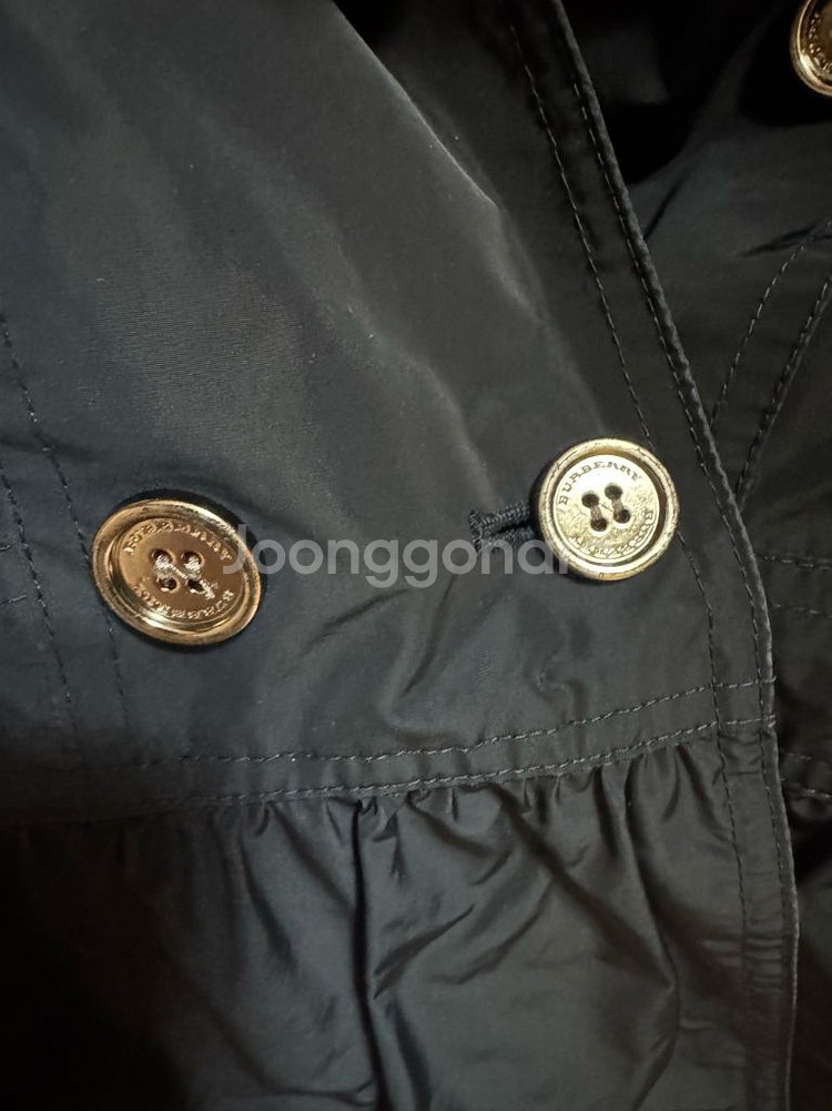 버버리 키즈 여아 유아 트렌치 코트(100)--3