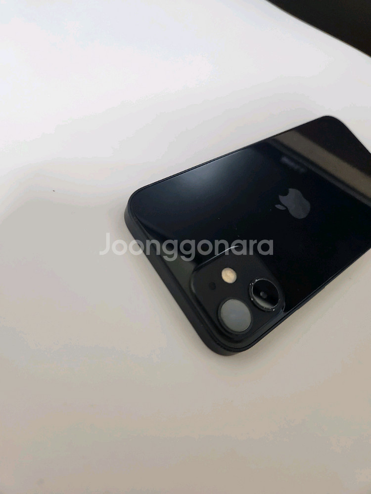 아이폰12미니 무잔상 아주깨끗 128기가 블랙--2