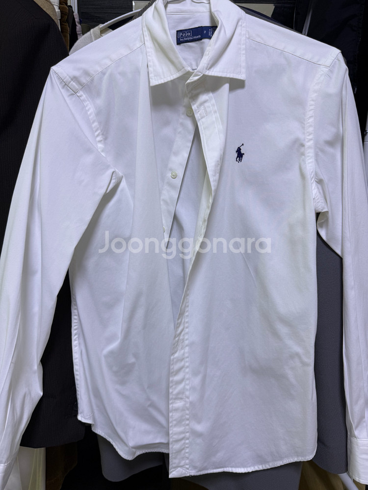 폴로 랄프로렌 코튼 화이트 셔츠--0