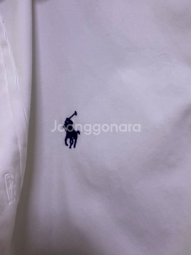 폴로 랄프로렌 코튼 화이트 셔츠--2