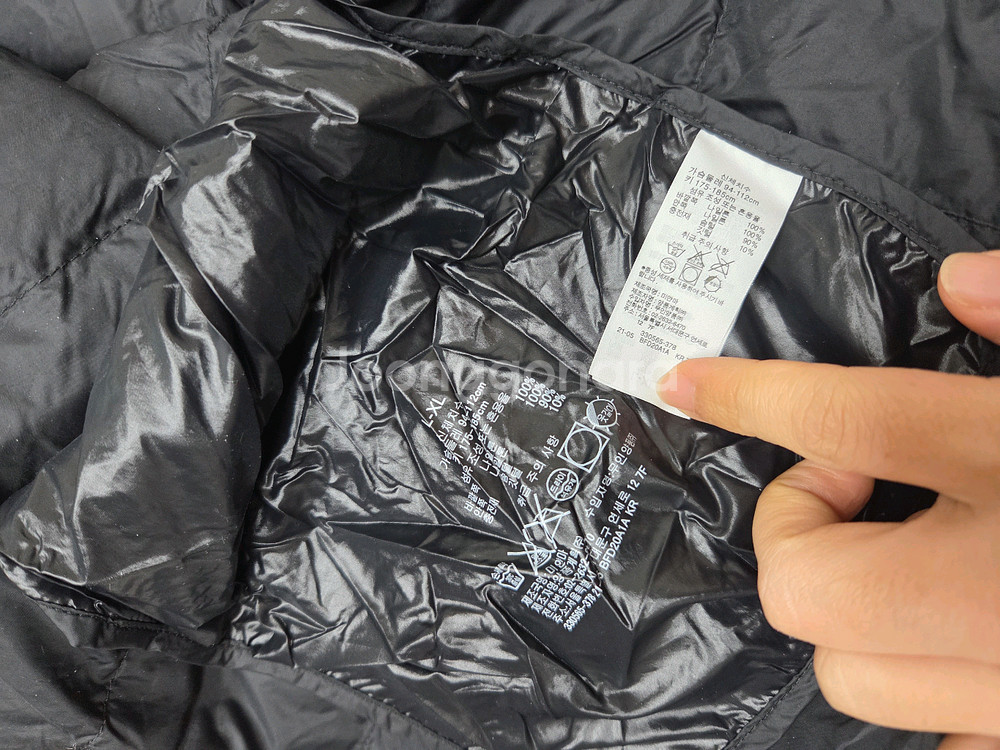 2벌 일괄) 무인양품 무지라보 Labo 포켓터블 양면 경량 구스 다운 가디건--3