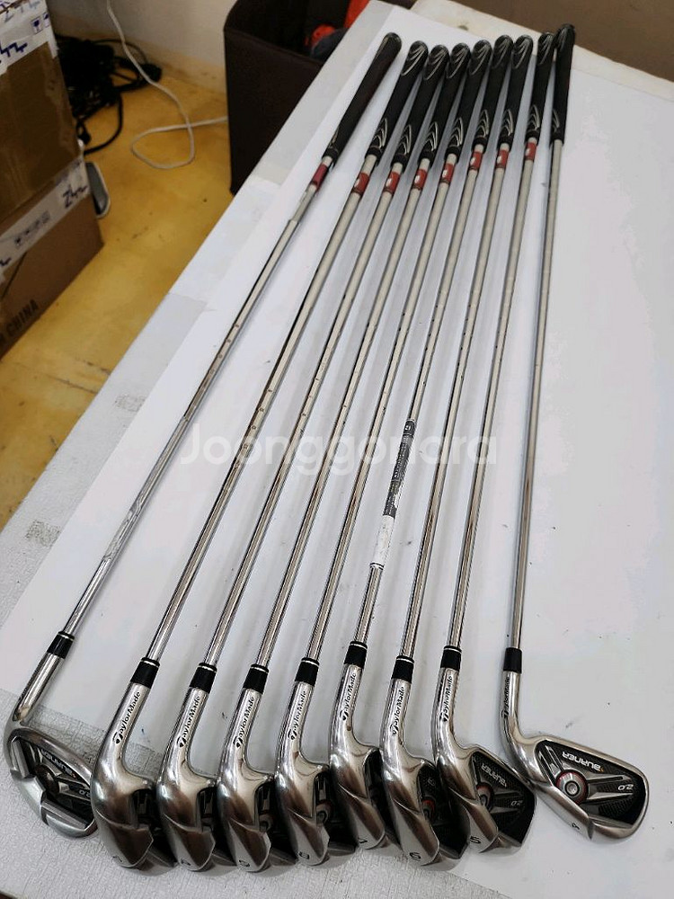 45만 테일러메이드 버너 경량스틸 아이언 남성용 중고골프채2--3