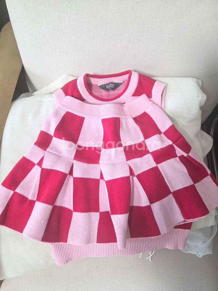 플라잉페페 니트 스커트 세트S사이즈--4