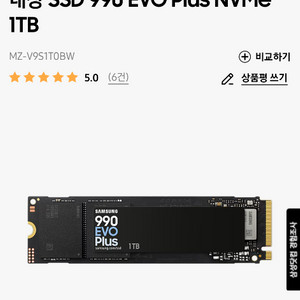 SSD 990 EVO Plus NVMe 1TB 2개 판매합니다.(개당가격)