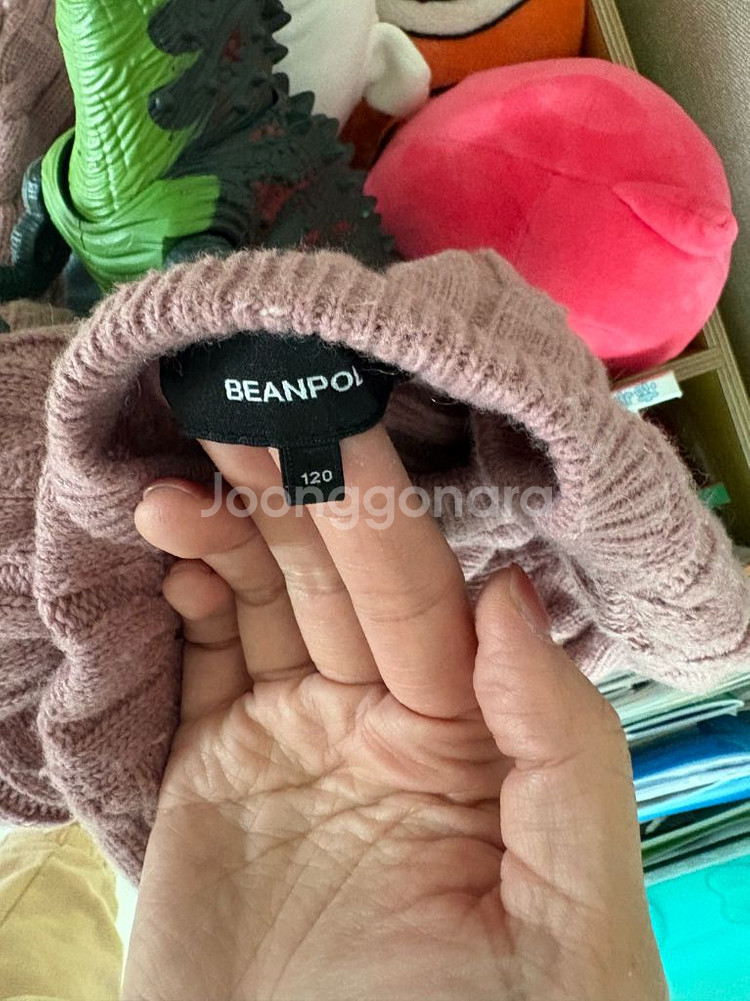 빈폴키즈 인디핑크 가디건 120--3