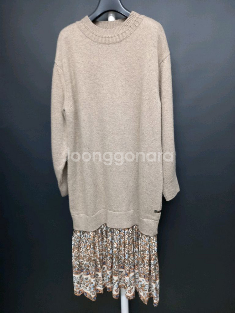 써스데이아일랜드 춘추동 모 니트 맥시 롱 원피스 55.66--2