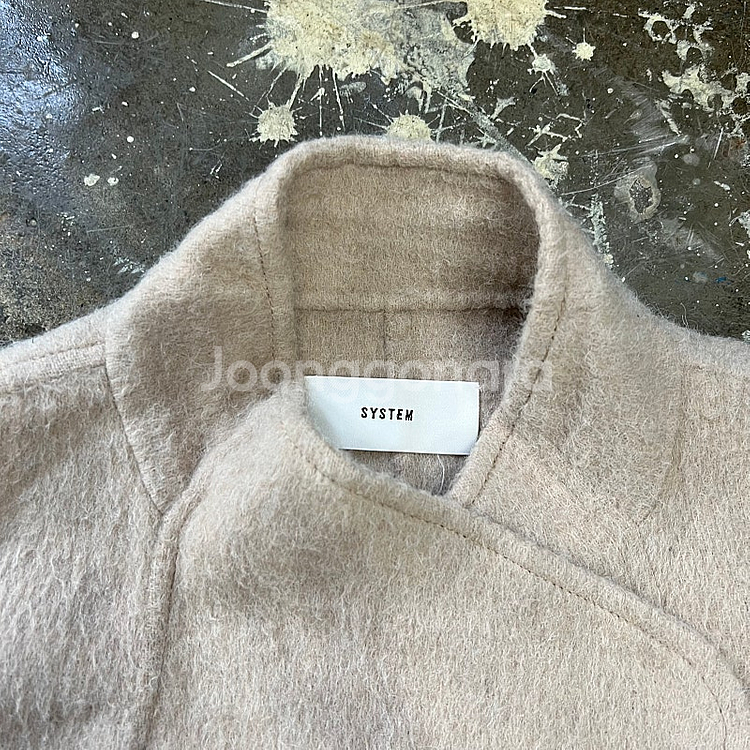 F) 한섬 시스템 라마 울 코트 오버핏코트 타임 sjsj--2