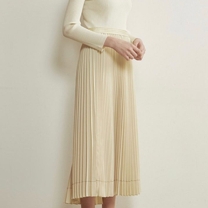 21 더캐시미어 니트 텍스처 블록 원피스 타임 마인