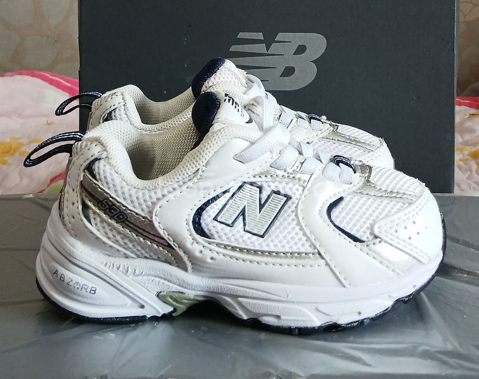 뉴발란스키즈 530 화이트스틸160운동화--2
