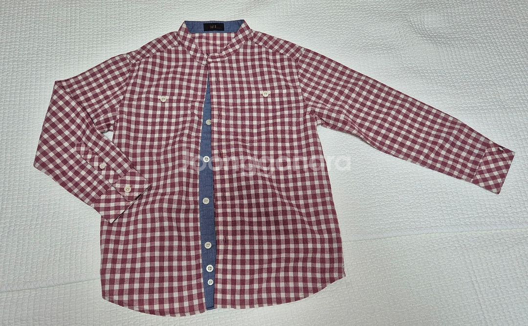 닥스키즈 체크 셔츠(사이즈 130)--1