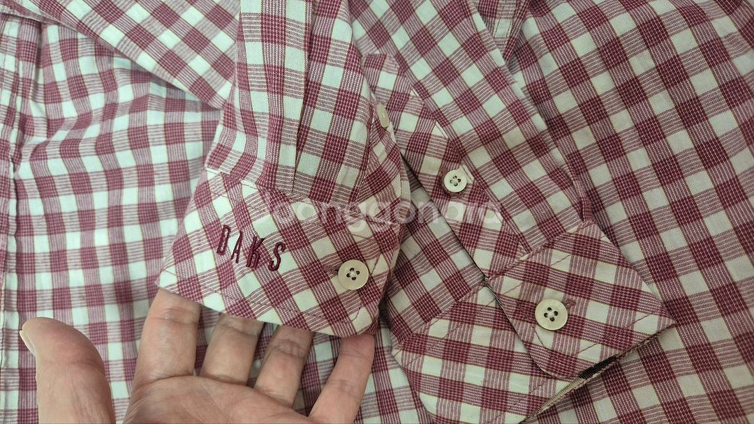 닥스키즈 체크 셔츠(사이즈 130)--3