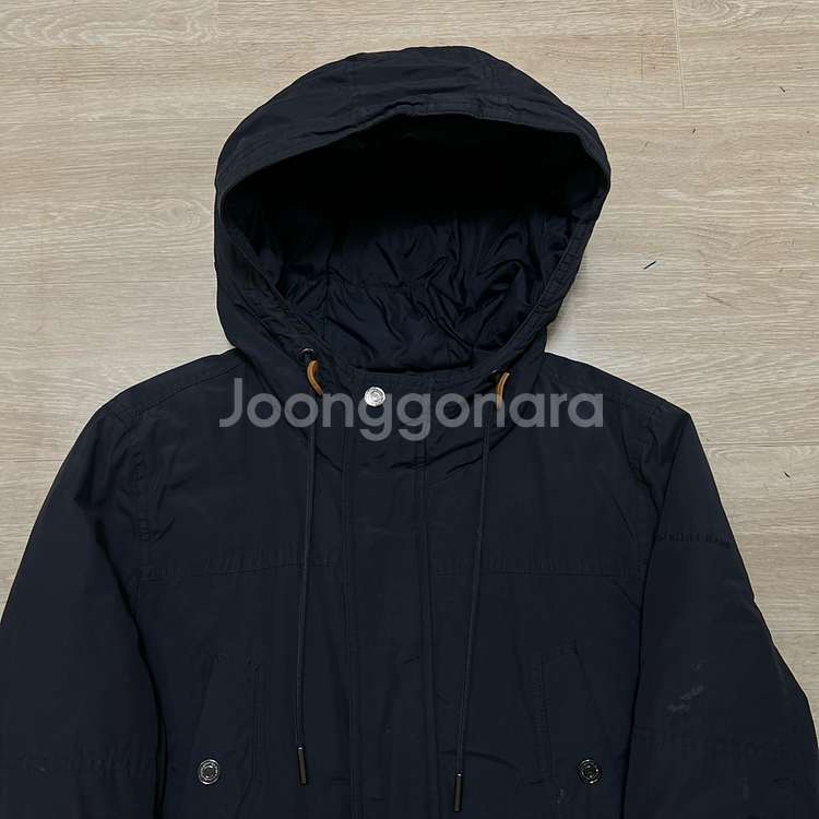 캘빈클라인 진스 여성 후드 야상 미디엄 패딩 점퍼 [네이비] L/100--1