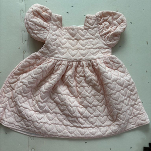 아이마이미 하트 퀼팅 원피스