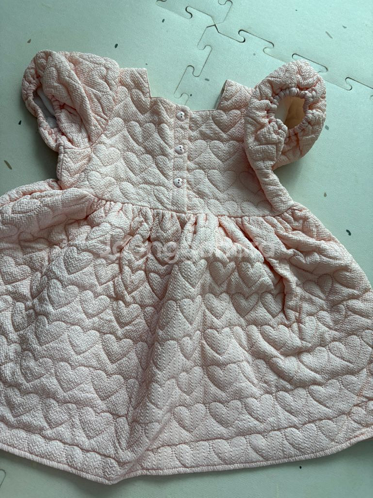 아이마이미 하트 퀼팅 원피스--3