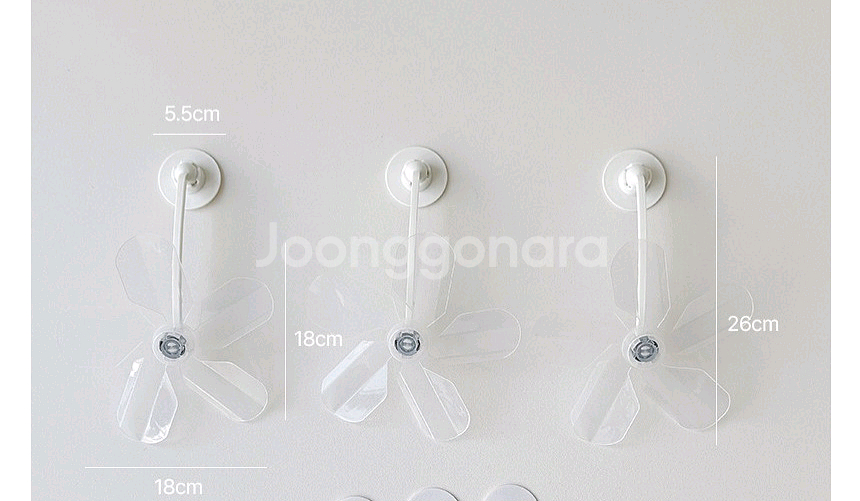 에어컨&히터 무동력 실링팬 (바람방향조절)--4