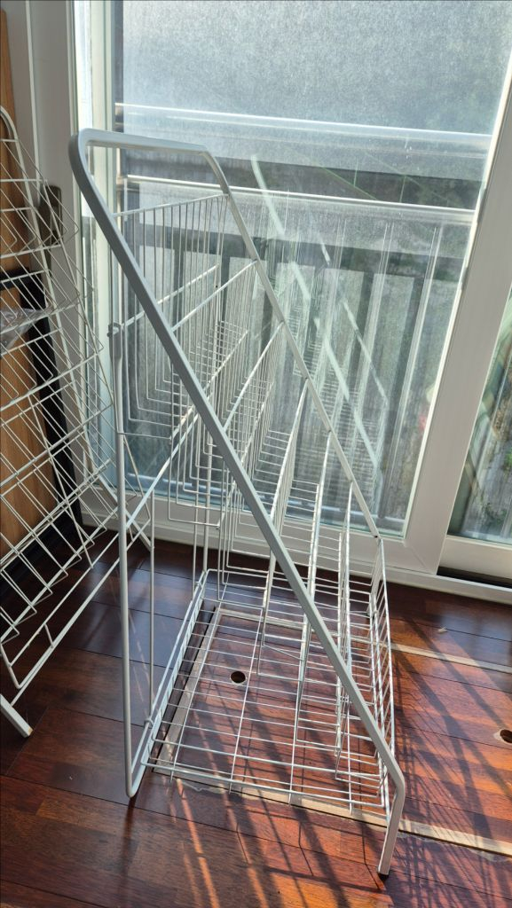 철제 책꽂이 5단 전면책장 2개 이미지