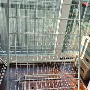 철제 책꽂이 5단 전면책장 2개