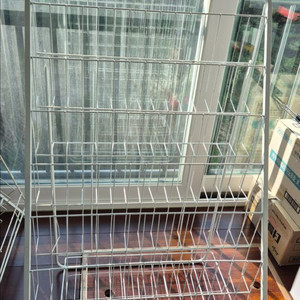 철제 책꽂이 5단 전면책장 2개