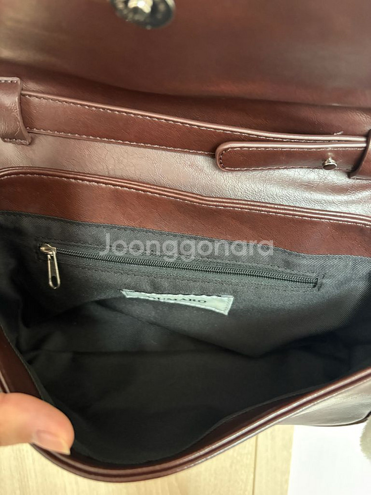 두마로 모나 투웨이 크로스백 브라운--2