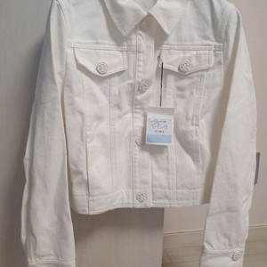 타임 화이트 데님 자켓