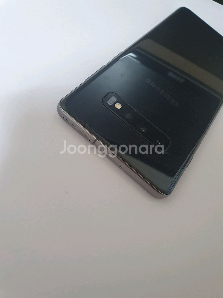 갤럭시S10플러스 자급제폰 잔상없어요 128기가 블랙--2