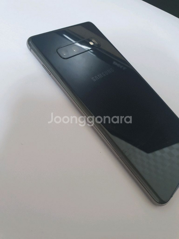 갤럭시S10플러스 자급제폰 잔상없어요 128기가 블랙--4