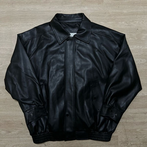 레이디 볼륨 여성 봄버핏 비건 레더 라이더 가죽자켓 [블랙] FREE