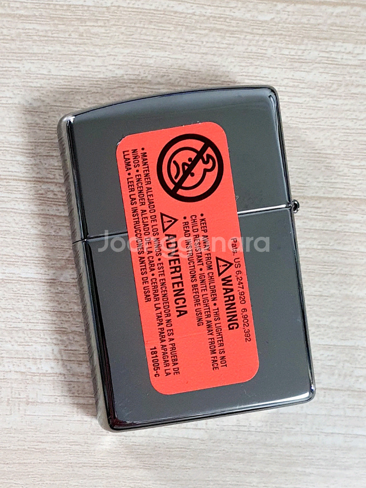 지포 정품 - 레귤러 하이 폴리시 크롬 라이터--3