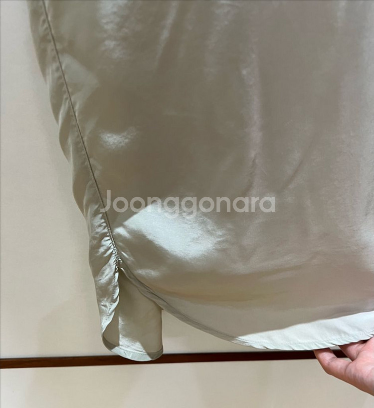 유니클로 샤이니 레이온 반팔 폴로 튜닉--6