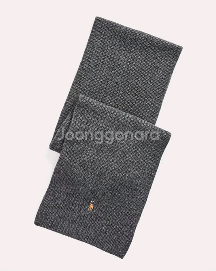 폴로 랄프로렌 남여공용 립니트 울 목도리--0