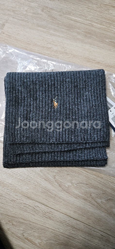 폴로 랄프로렌 남여공용 립니트 울 목도리--1