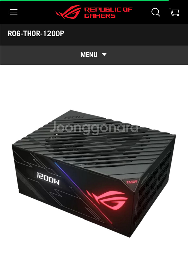 ASUS ROG THOR 1200P 파워서플라이--0