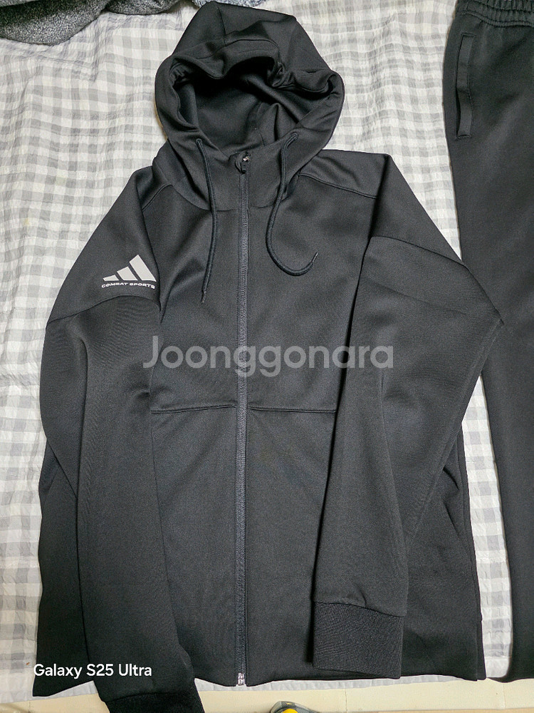 아디다스 트랙 팬츠 후드 집업 세트(95 M사이즈)--1