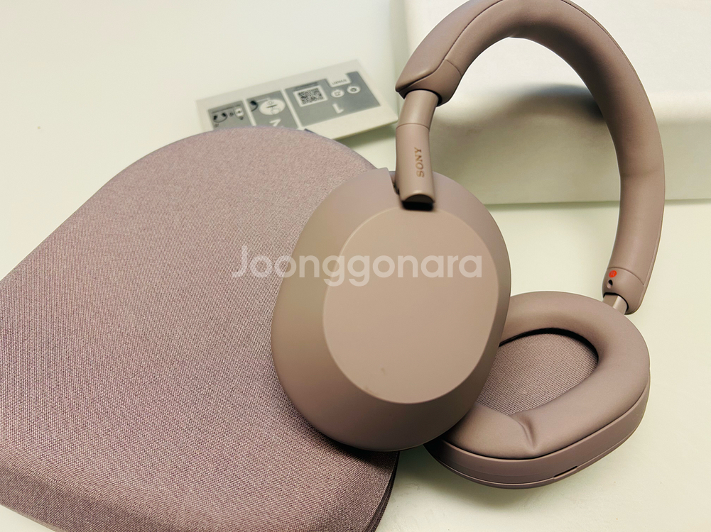 소니 WH-1000XM5 헤드폰 스모키핑크--6