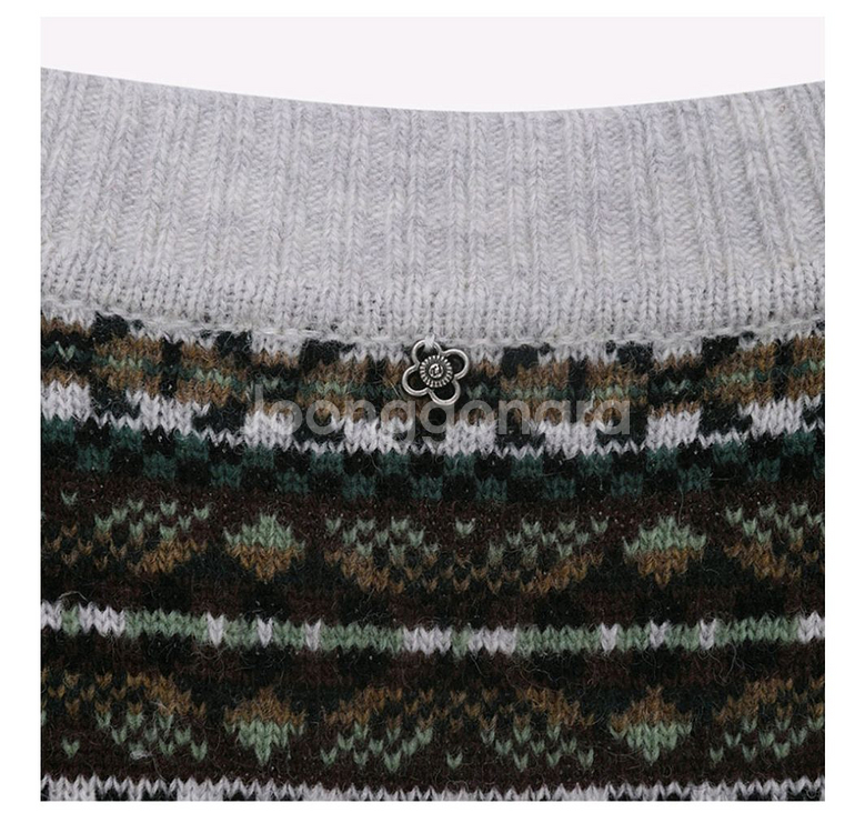 써스데이아일랜드 울 베스트 새상품--5