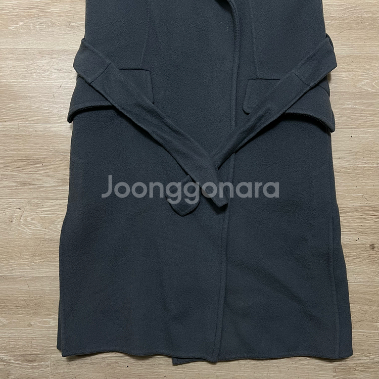 지고트 여성 프리미엄 캐시미어 싱글 랩코트 조끼 [블루쉬 그레이] 66--2