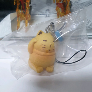 변웃고 웃지않는 고양이 가챠 피규어 키링 변왕자 미개봉