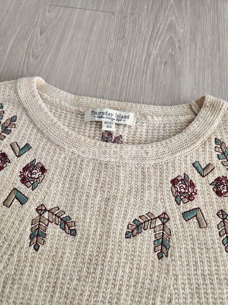 써스데이아일랜드 울 니트--1