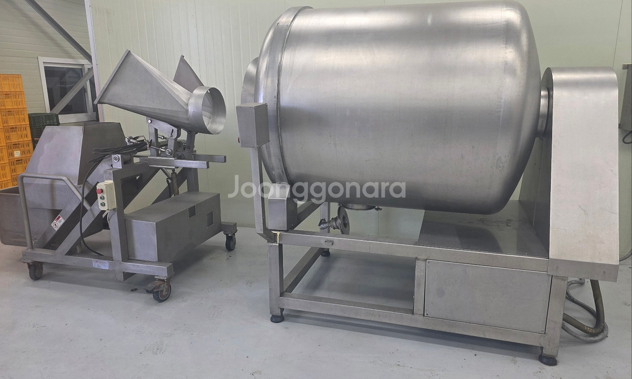 진공 텀블러, 육가공 혼합기, 대형 혼합기, 대형 반죽기, 진공 반죽기--0