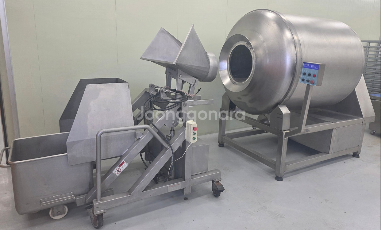 진공 텀블러, 육가공 혼합기, 대형 혼합기, 대형 반죽기, 진공 반죽기--1