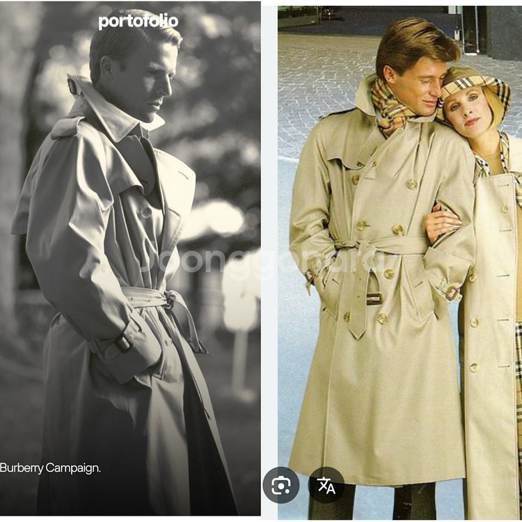 1988년도 빈티지 버버리(burberry) 트렌치코트--0