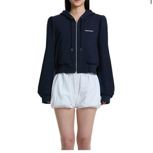 (새상품, 택O) 트렁크프로젝트 패드 숄더 후드 자켓 네이비