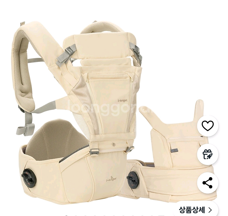 아이엔젤 닥터다이얼 플러스 올인원 아기띠 힙시트--0