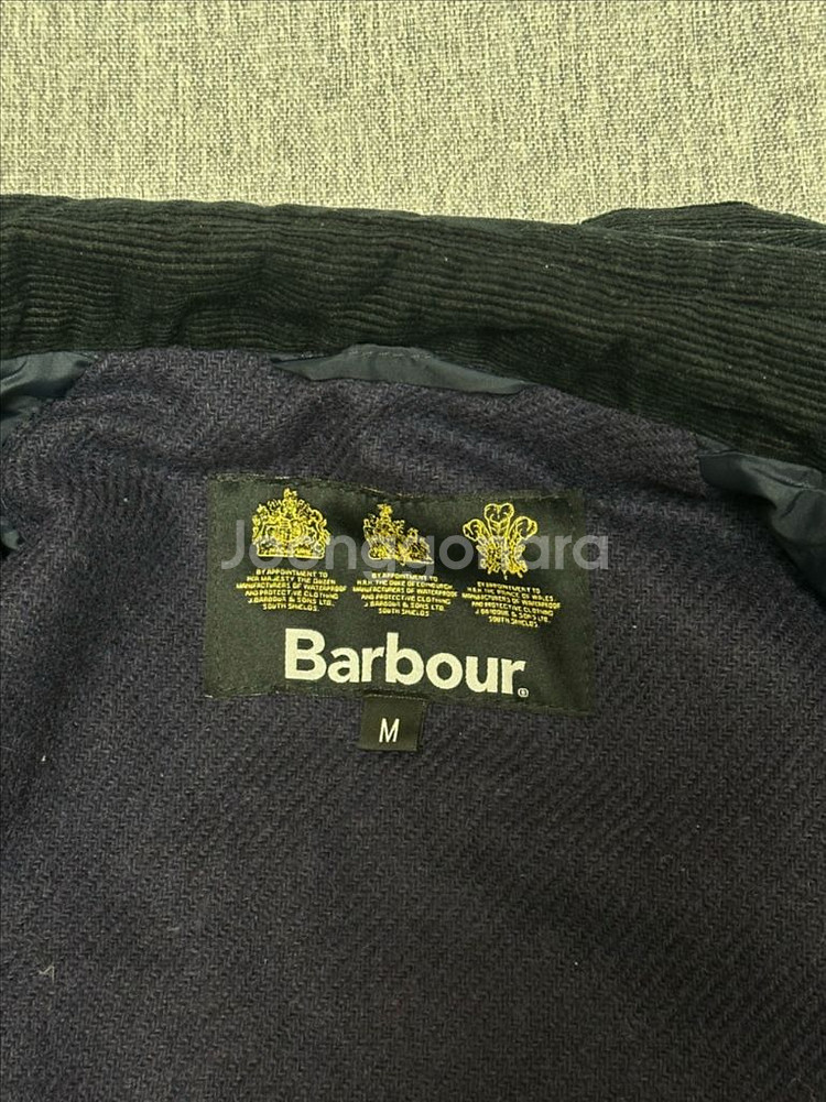 바버 블랙와치 자켓 (바버 나번 왁스자켓)--4